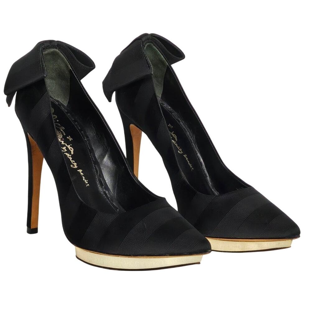 ALICE + OLIVIA BY STACEY BENDET WOMEN'S DOMINIQUE BLACK HEEL SHOES – SIZE 7